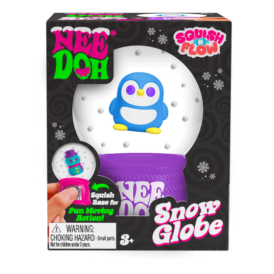 NeeDoh Squish N Flow Snow Globe v7010